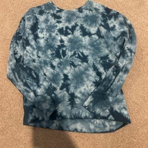 Athleta tie dye crew neck
